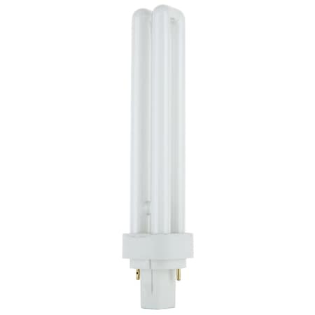 Sunlite PLD26/SP41K 26 Watt PLD 2-Pin Double U-Shaped Twin Tube G24D-3 Base, Cool White